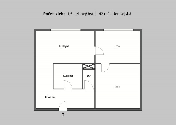 PREDANÉ! Na predaj 1,5 izbový byt po kompletnej rekonštrukcii, Košice - Nad jazerom